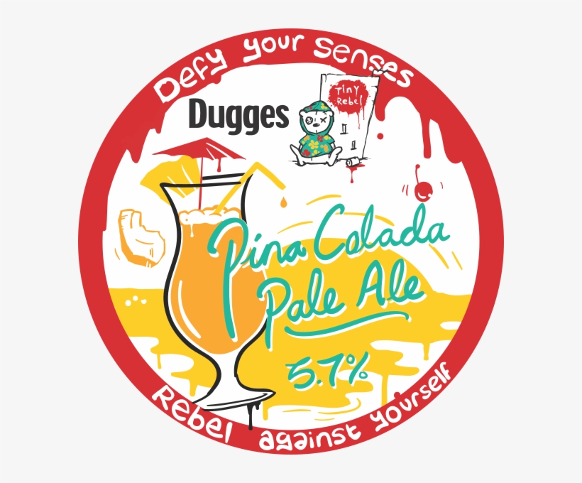 Pina Colada Pale Ale - Tiny Rebel, transparent png download
