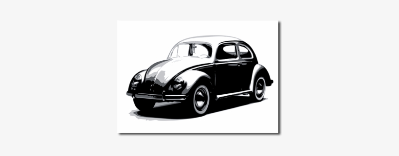 Vw Beetle Pop Art - Volkswagen Beetle, transparent png download