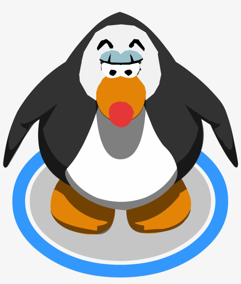 Clown Face Paint In-game - Club Penguin Mohawk, transparent png download