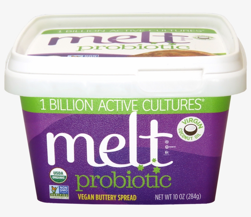 Probiotic Melt Organic Spread - Melt Organic Vegan Butter, transparent png download