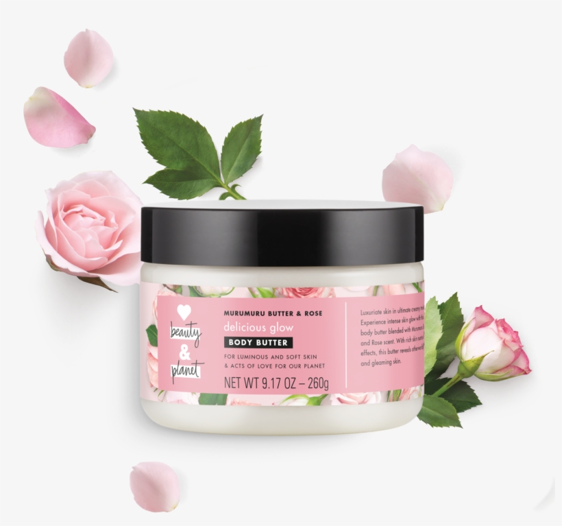 Love Beauty Planet Murumuru Butter & Rose Body Butter - Love Beauty & Planet, transparent png download