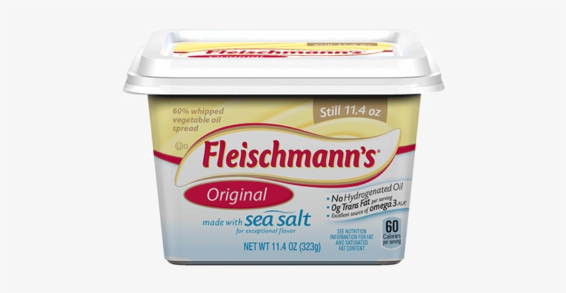 Original Soft Spread - Fleischmann's Margarine, Unsalted - 16 Oz Box, transparent png download