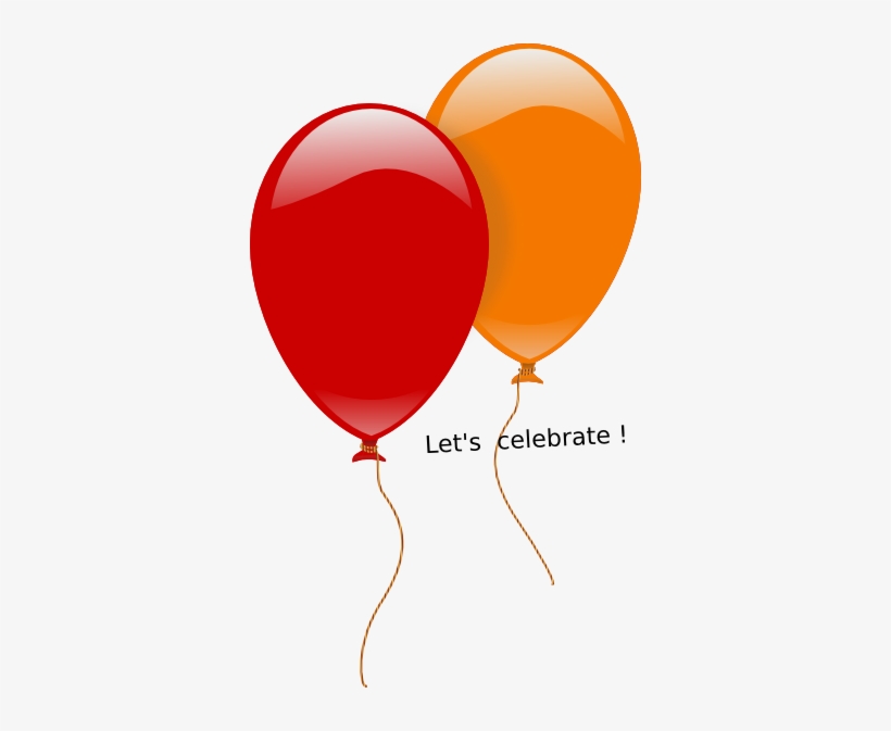 Orange And Red Balloons, transparent png download