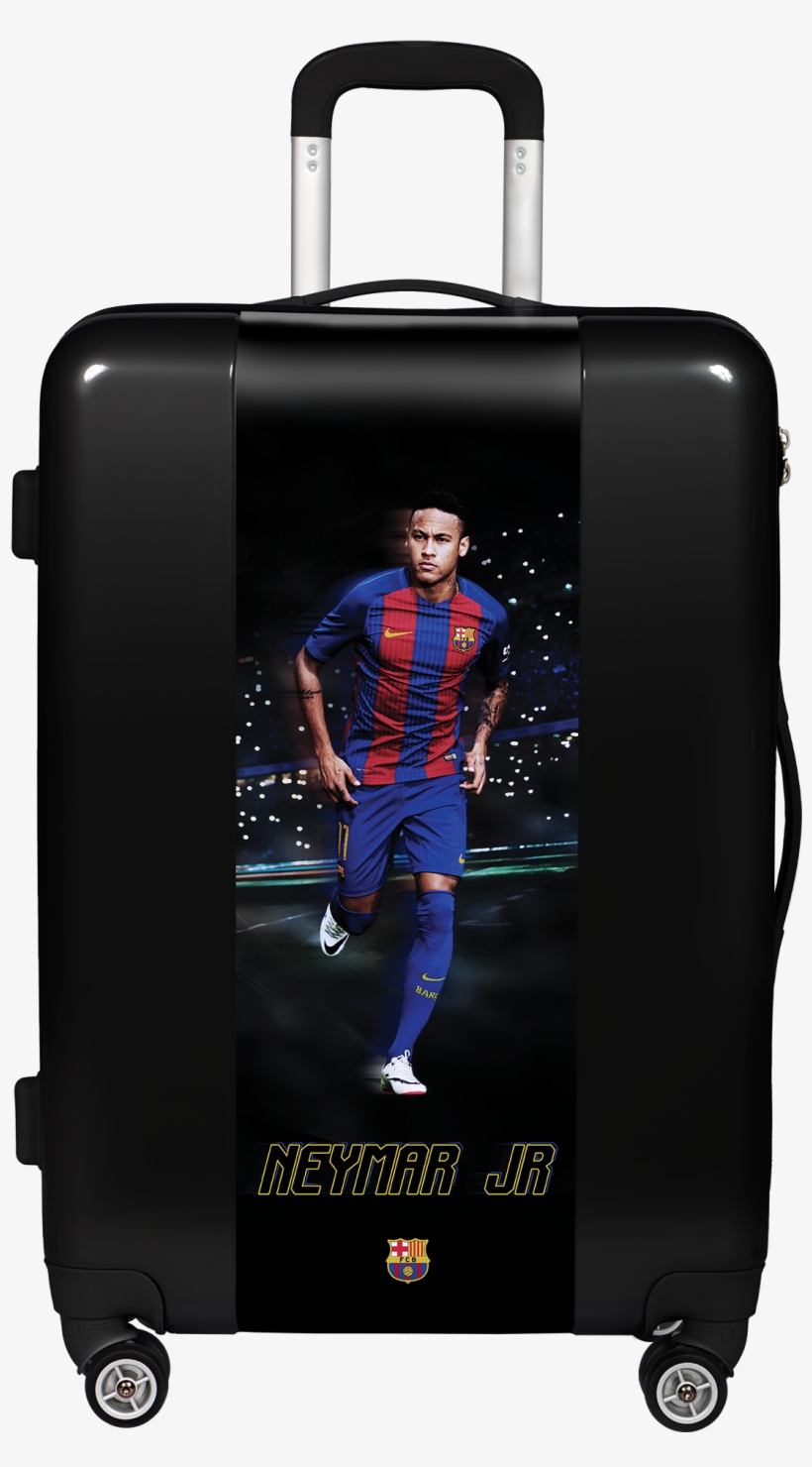 Ugobags Fcb Gold Shield 26.5" Hardside Spinner - Black, transparent png download
