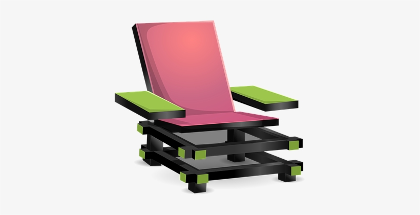 Chair, Pink, Furniture, Armchair - Møbler, transparent png download