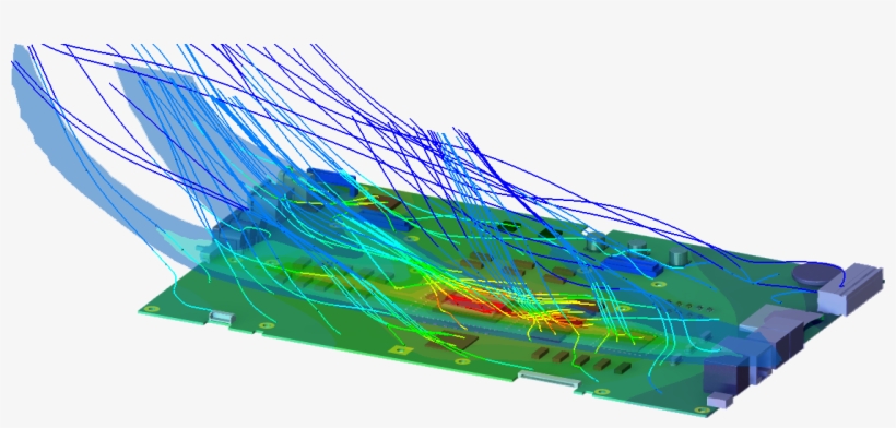 Circuit Board Thermal Flow - Electronics Cooling, transparent png download
