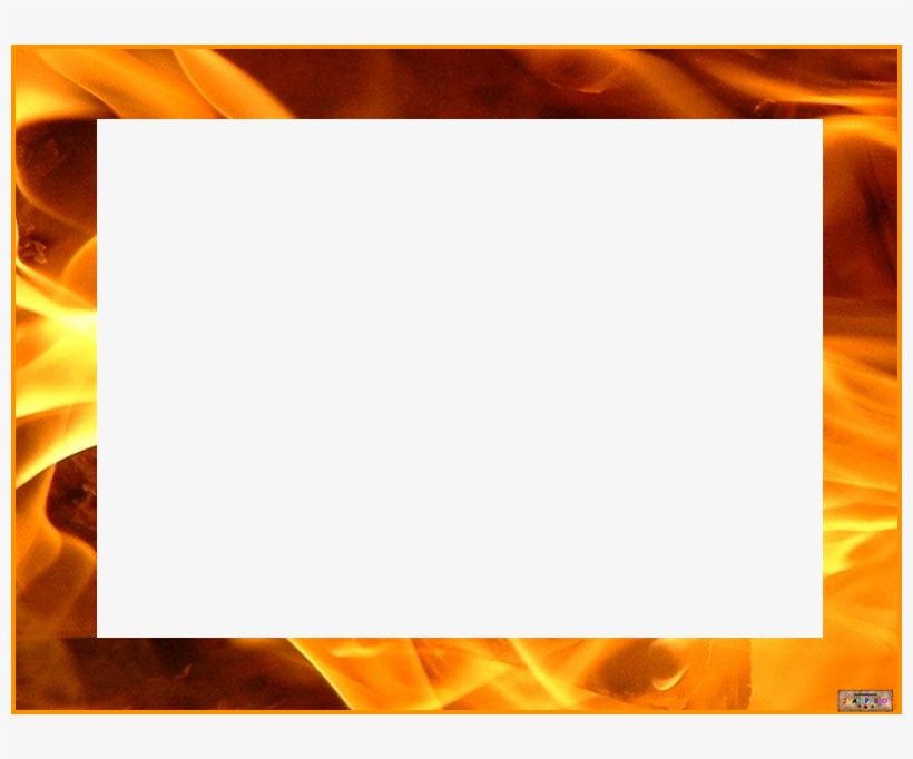 Marcos Photoscape Infierno En Llamas - Marcos De Llamas, transparent png download