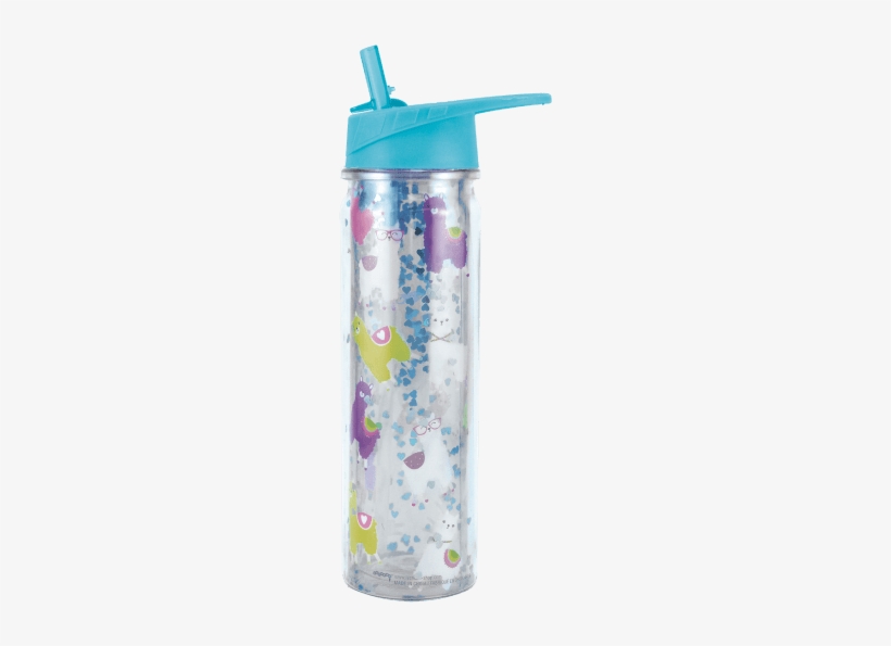 Picture Of Llamas Water Bottle - Water Bottle, transparent png download