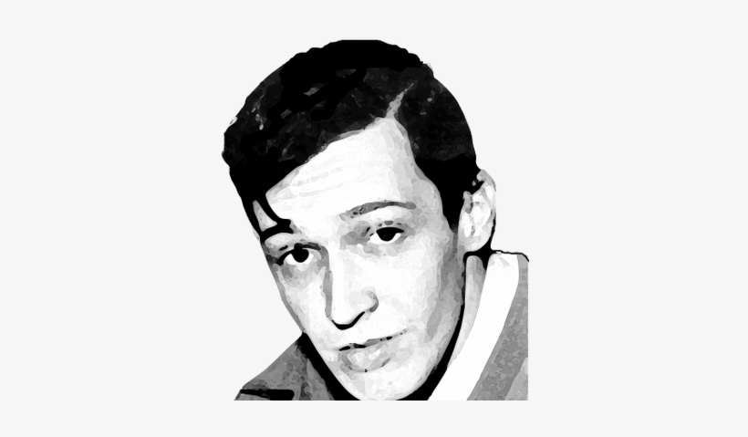 Man Head Vintage Black And White - Illustration, transparent png download