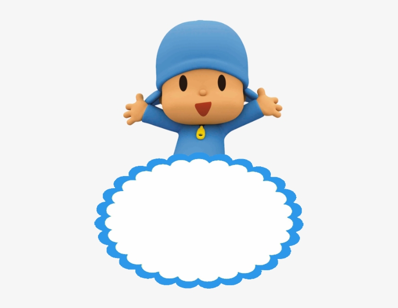 Aplique Do Pocoyo Aplique Da Elly Aplique Do Pato Caixinha - 12 Pocoyo Party Favor Birthday Personalized Lollipop, transparent png download