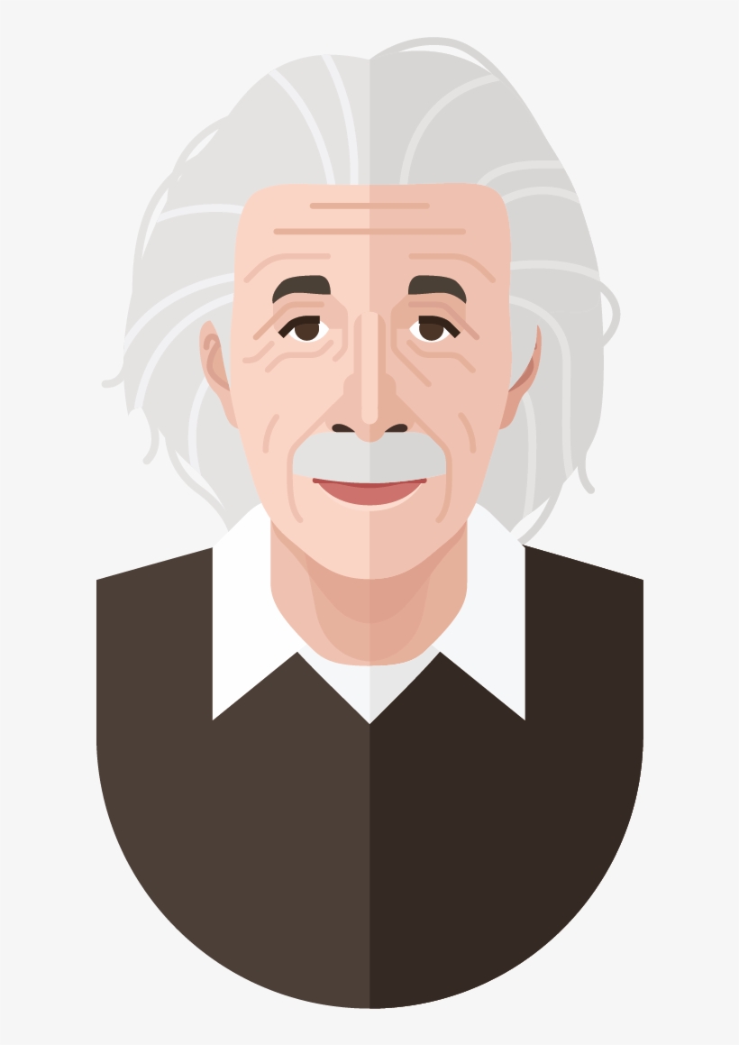 Albert Einstein Poster - Illustration, transparent png download