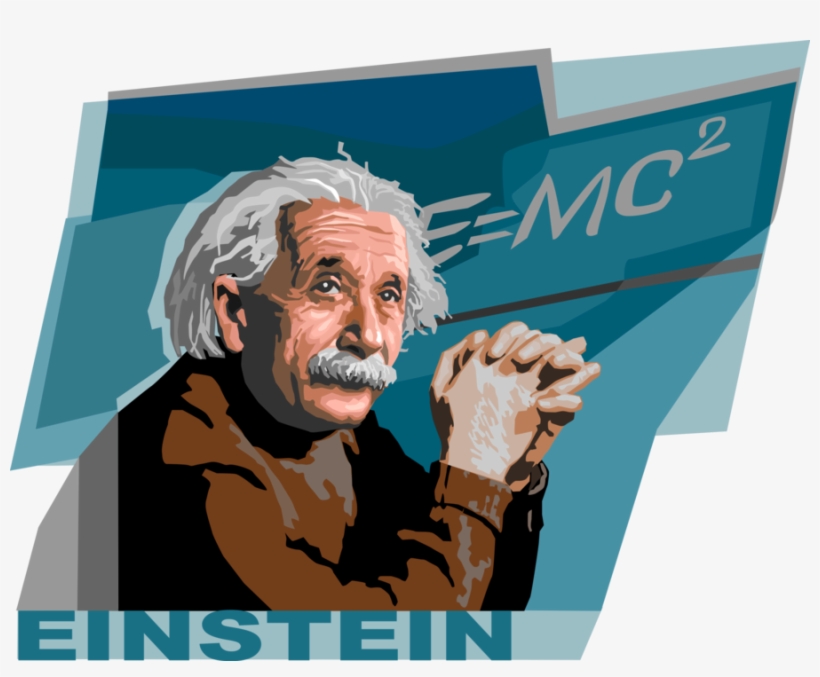 Vector Illustration Of Albert Einstein, German Theoretical - Albert Einstein, transparent png download