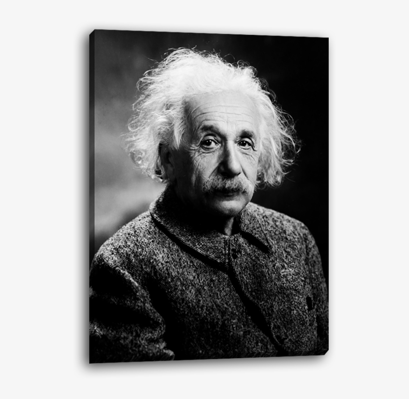 Albert Einstein On Canvas - Albert Einstein Big Size, transparent png download