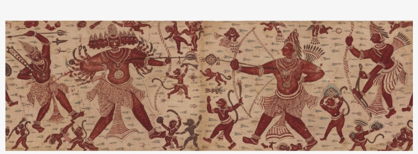 "the Combat Of Rama And Ravana," Late 18th Century, - Combat Of Rama And Ravana, transparent png download