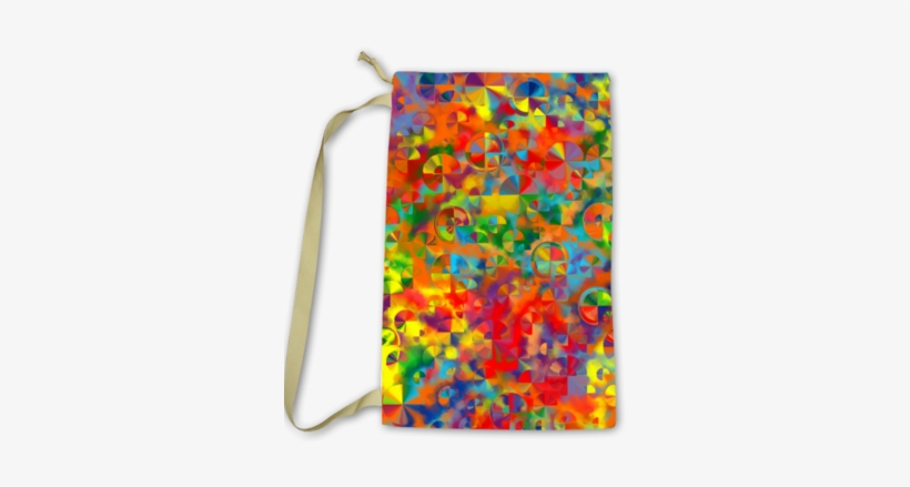 Rainbow Art Collection Laundry Bag Laundry Bag- Pixsona - Art, transparent png download