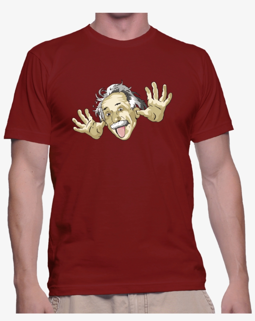Wild Albert Einstein Tshirt Red Original - Luke Skywalker Unique Shirt, transparent png download