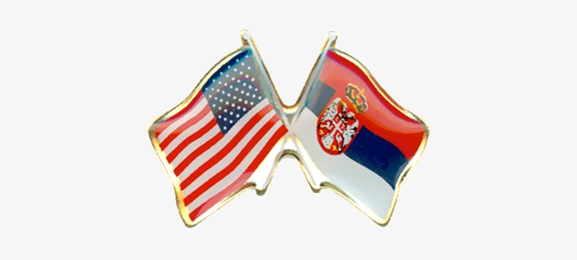 Serbia And Usa Flag Pin - Coin Purse, transparent png download