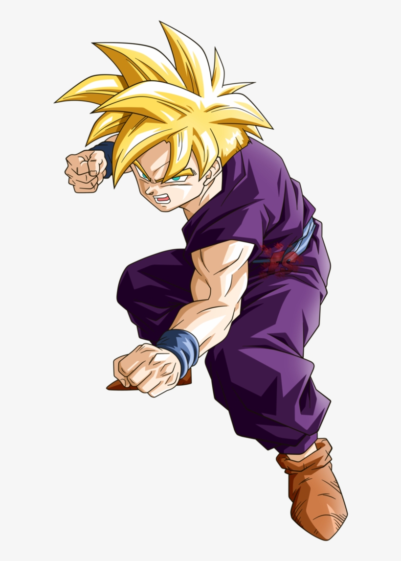 joven gohan ssj gohan dokkan battle render - son gohan fortnite