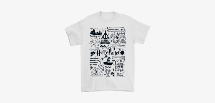 Harry Potter The Life In Hogwarts Shirts T Shirt Gildan - Hogwarts Halloween T Shirt, transparent png download