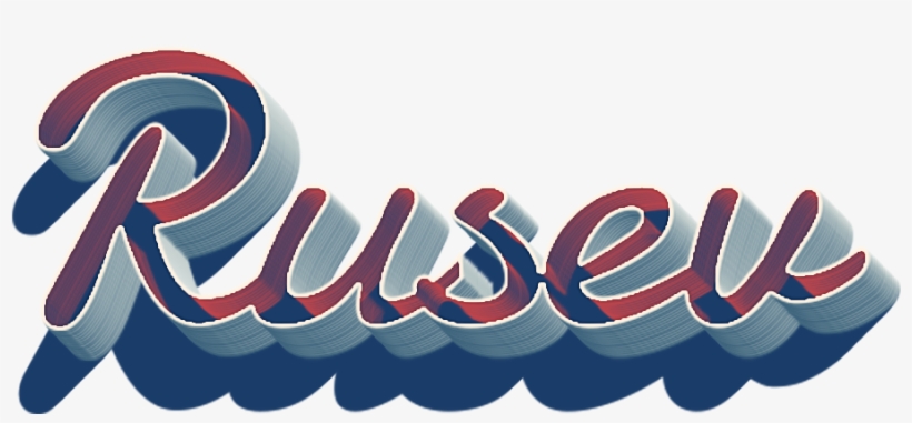 Rusev 3d Letter Png Name - Rajani Name, transparent png download