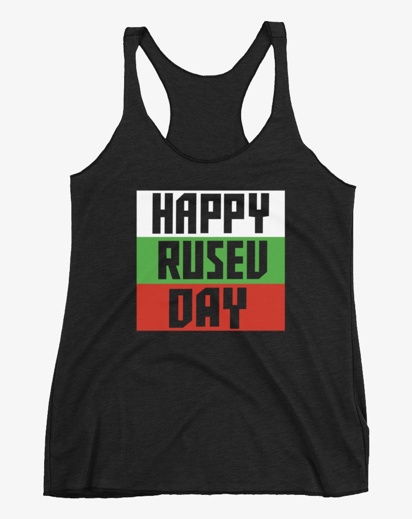 Rusev "happy Rusev Day" Women's Racerback Tank - Clark And Addison - Wrigley Field - Chicago Cubs -, transparent png download