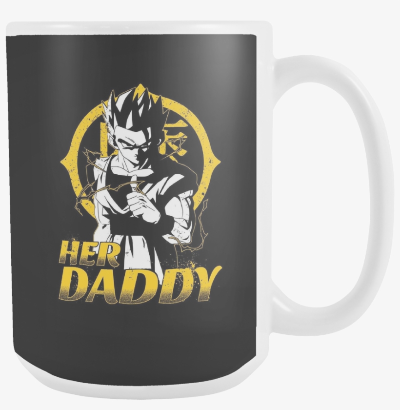 Super Saiyan Gohan Dad 15oz Coffee Mug - Her Gohan Shirt, transparent png download