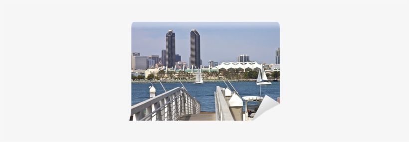 Twin Towers On San Diego Skyline California - San Diego Twin Tower, transparent png download
