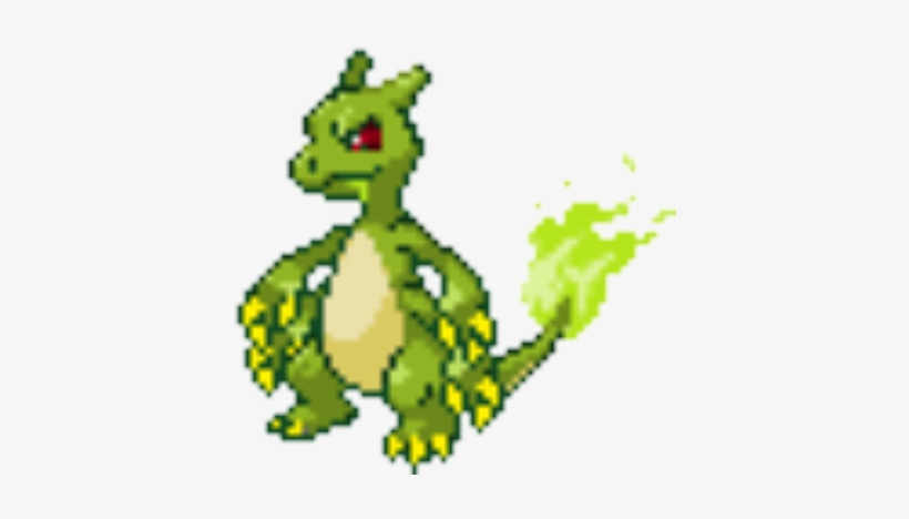 Martian Charmeleon - Charmeleon Pixel Art, transparent png download