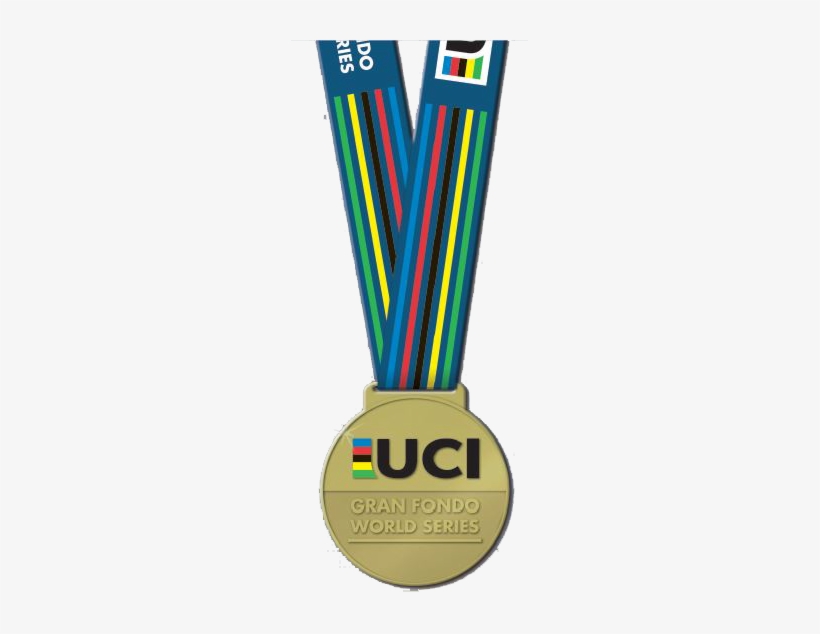 Also, 1st Place Age Group Winners Will Receive A Uci - Uci Gran Fondo Medal, transparent png download