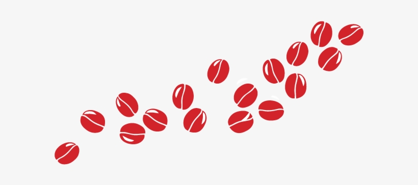 Red Coffee Beans - Coffee Bean, transparent png download
