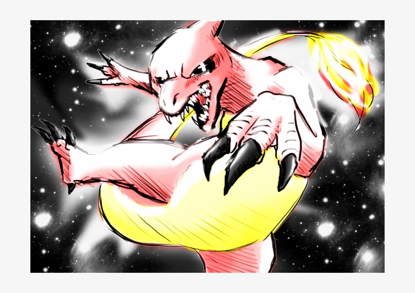 Wild Charmeleon Appeared - Illustration, transparent png download