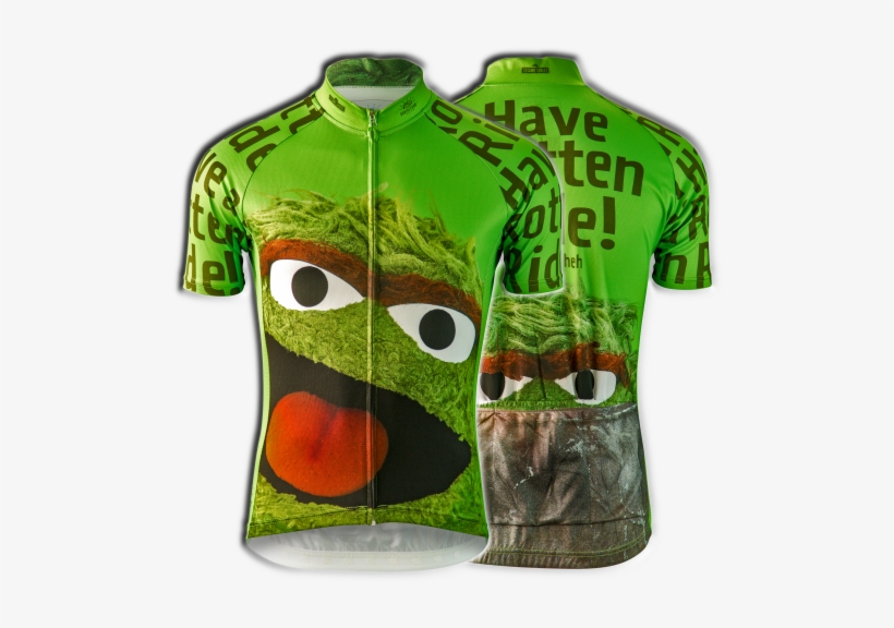 Oscar The Grouch Cycling Jersey - Oscar The Grouch, transparent png download