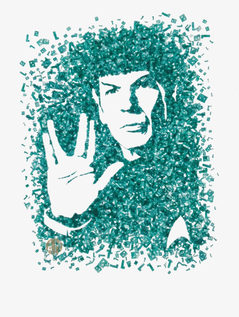 Svg Black And White Stock Dibujo Arte Otros Transparente - Spock, transparent png download