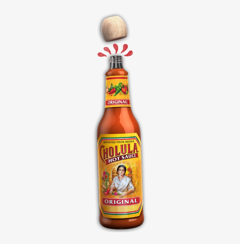 Cholula Hot Sauce, Original - 5 Fl Oz Bottle, transparent png download