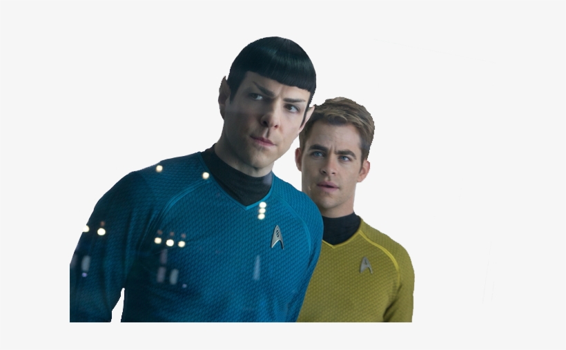 Kirkspockenespanol Posted This - Spock Zachary Quinto Star Trek Beyond, transparent png download