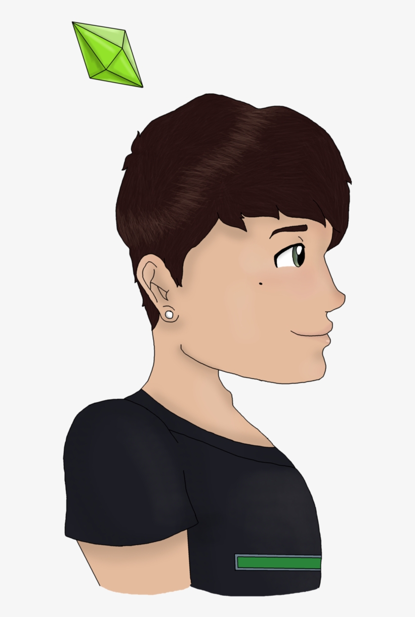 Dil Profile Drawing By Chinafan15 On Deviantart - Drawing, transparent png download