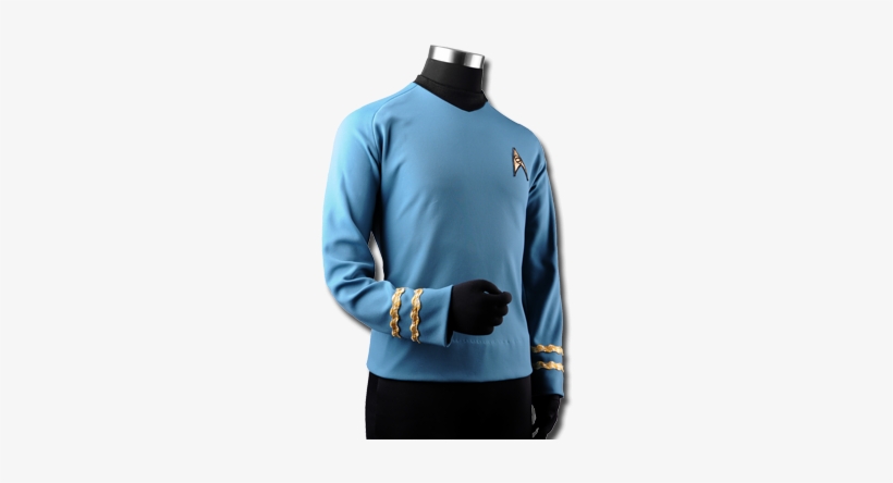 Star Trek Commander Spock Tunic Replica - Long-sleeved T-shirt, transparent png download