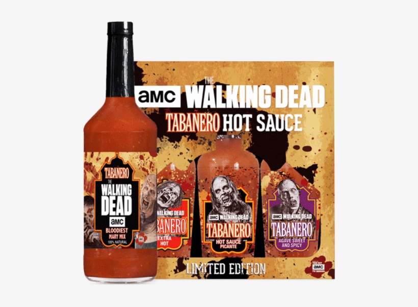 Amc The Walking Dead Bloodiest Mary Mix & Hot Sauce - Walking Dead Hot Sauce, transparent png download