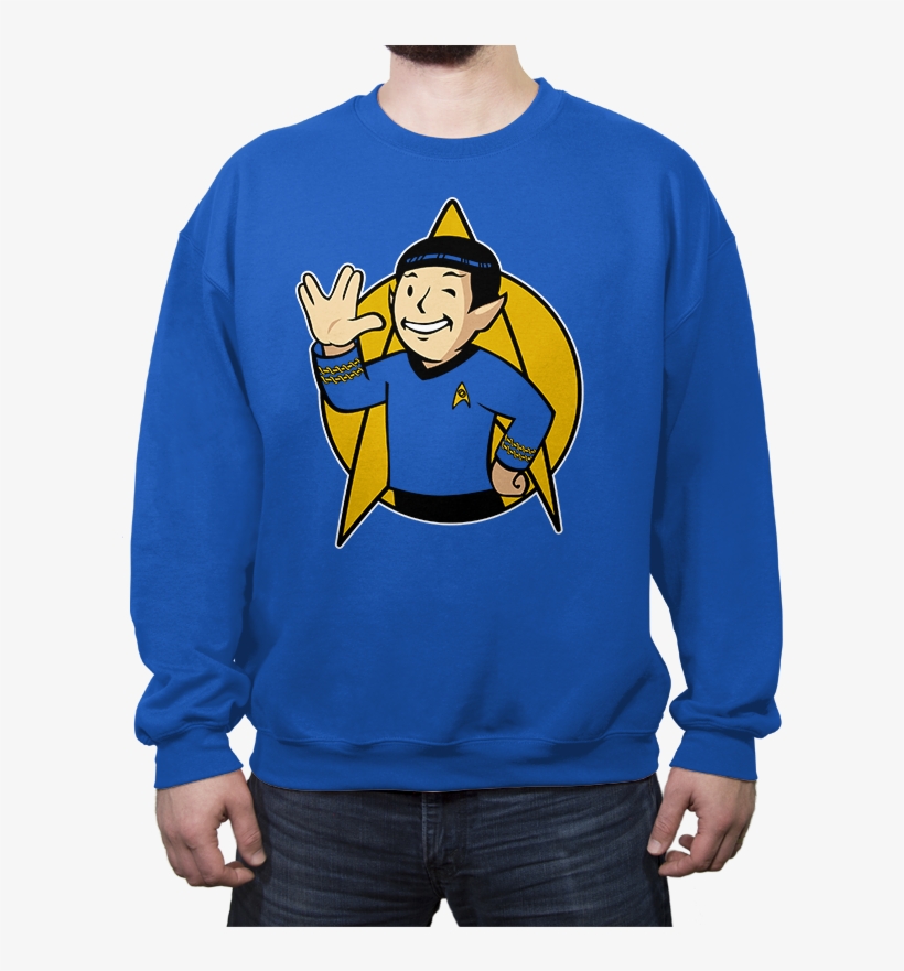 Spock Boy - Crew Neck - Crew Neck - Ript Apparel - Logic Boy Tablet - Ipad 2nd, 3rd, 4th Gen (vertical), transparent png download