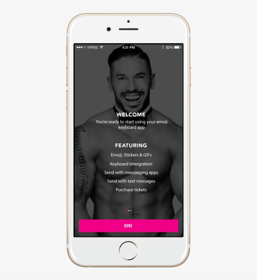 Walkthrough 2cdapp Iphone6 Gold Portrait - Iphone, transparent png download