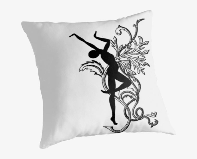 Spark Iv Pillow - Ballerina Canvas Print, transparent png download