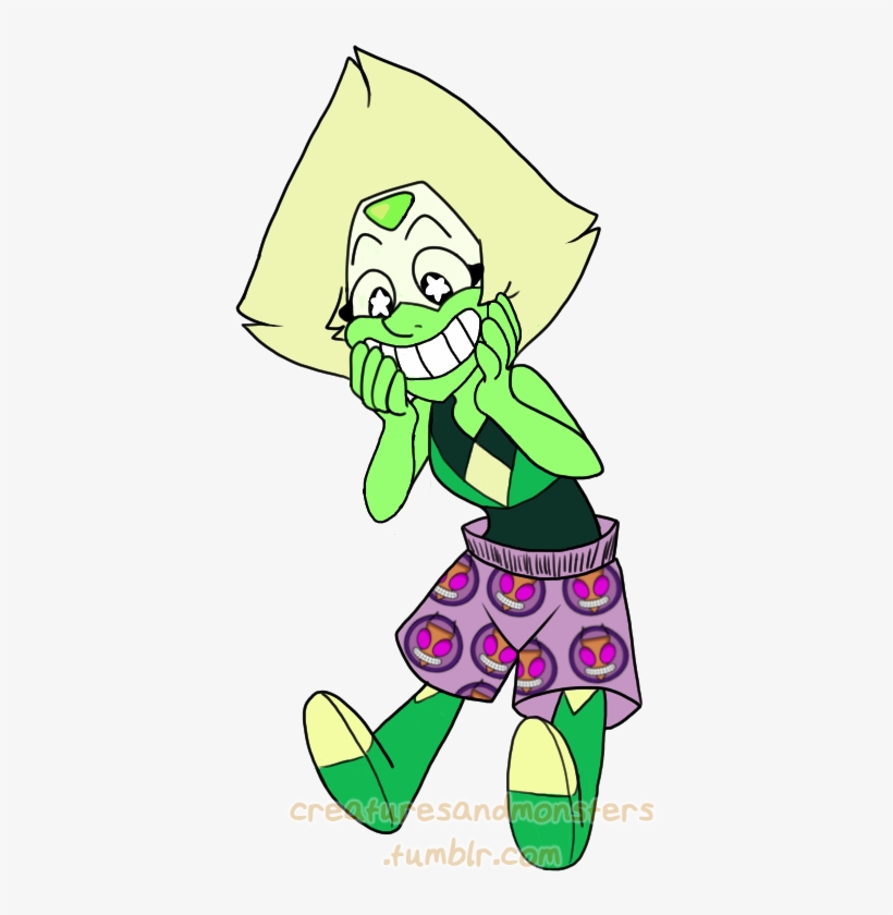 Esandmonsfers Fumblr Green Fictional Character Clip - Steven Universe Tumblr Png Peridot, transparent png download