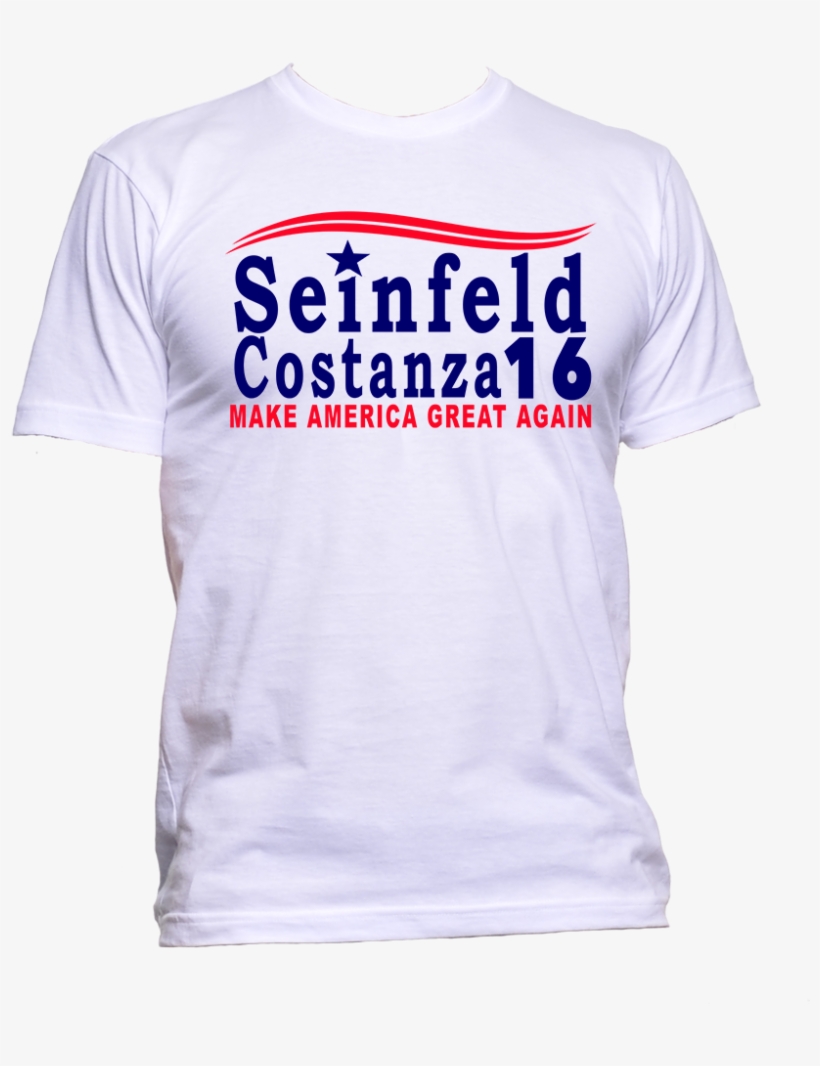Seinfeld Costanza Presidential Campaign White Tee Shirt - Taylor Swift Rep Shirt Font, transparent png download