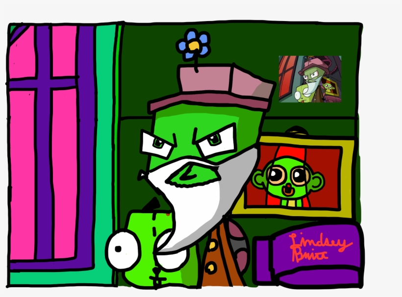 Invaderzim Invader Zim Ianzim Nick Nickoloden 90s 2000s - Invader Zim, transparent png download