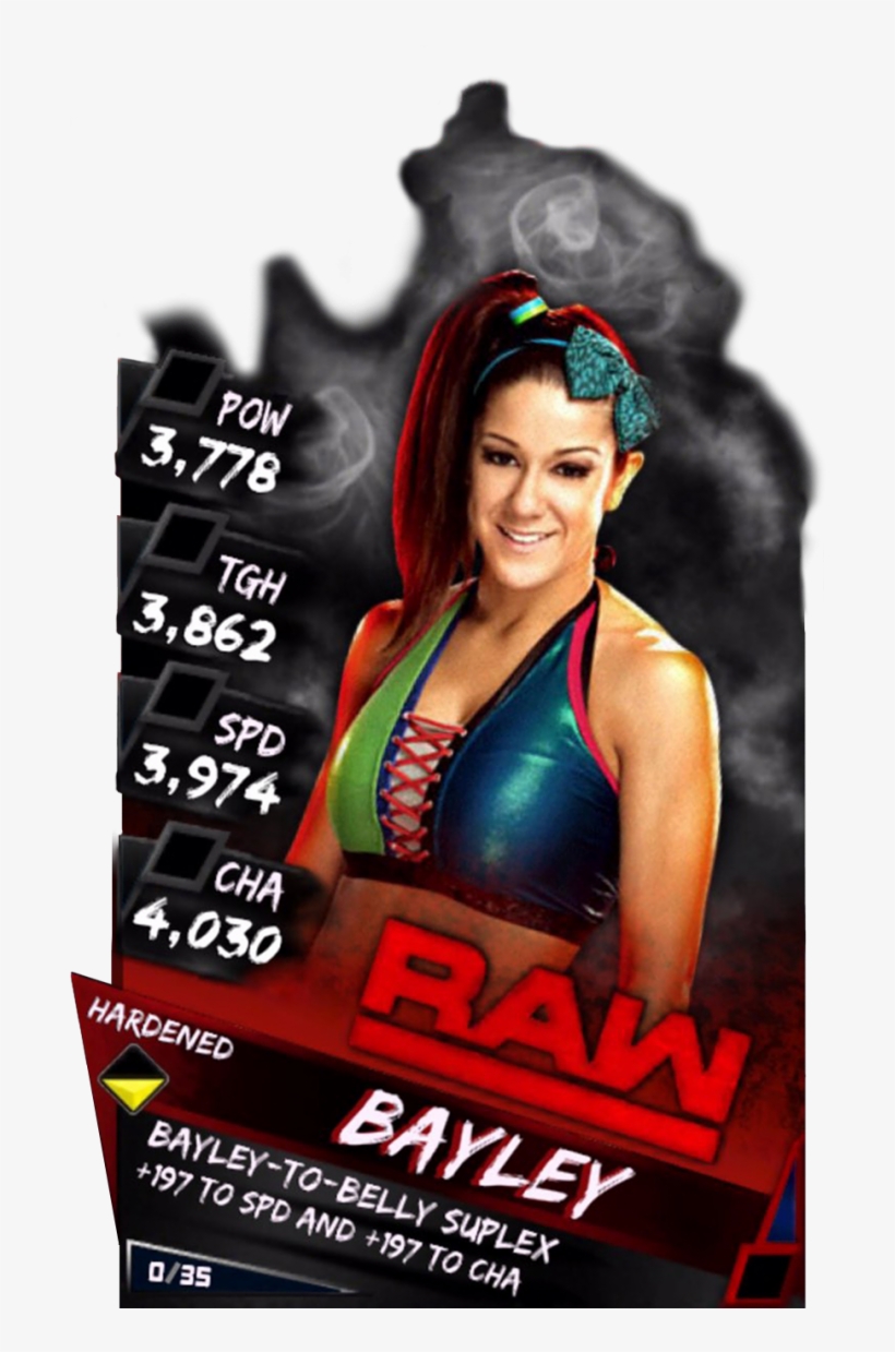 Supercard Bayley S3 Hardened Raw 9521 - Cedric Alexander Wwe Supercard, transparent png download