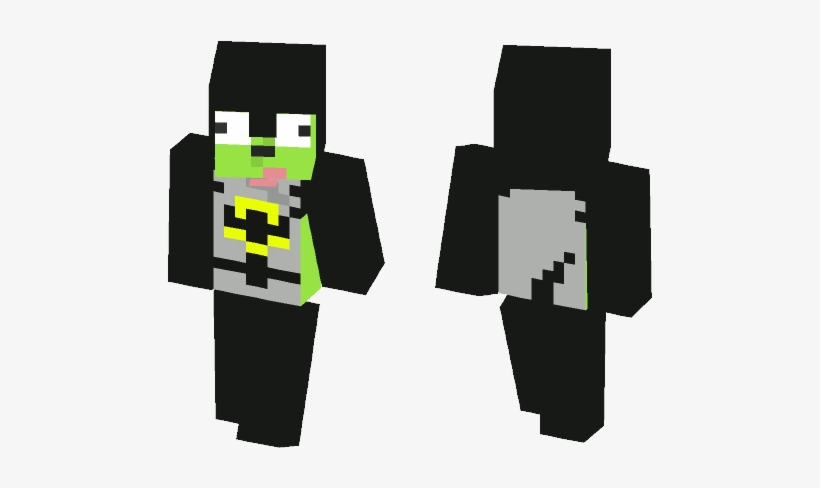 Batman Gir From Invader Zim - Minecraft Detroit Become Human Skin, transparent png download