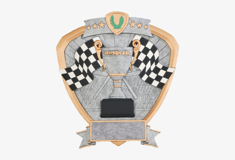 Race Flags Shield Series P - Victory Cup Racing Shield Award, transparent png download
