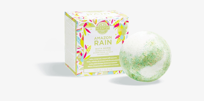Body Bath Bomb Amazon Rain Scentsy - Amazon Rain Bath Bomb Scentsy, transparent png download