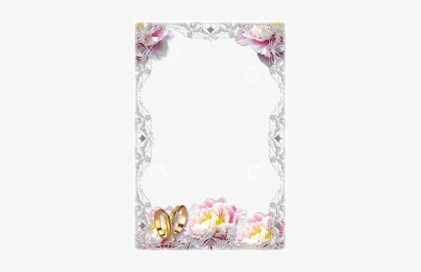 Wedding Frames Png - Paginas Para Album De Fotos De Casamiento, transparent png download