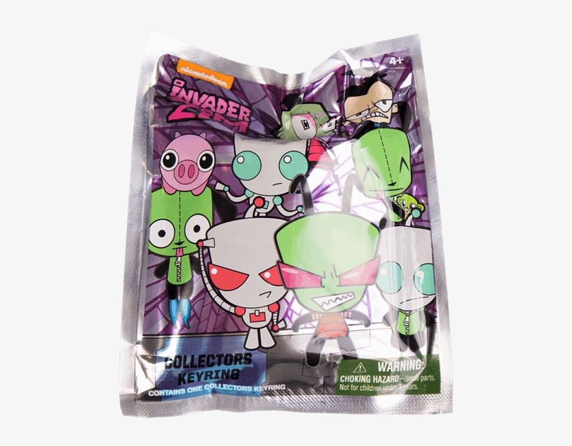 3d Keyring Figure Blind Bag - Invader Zim Random Figures, transparent png download